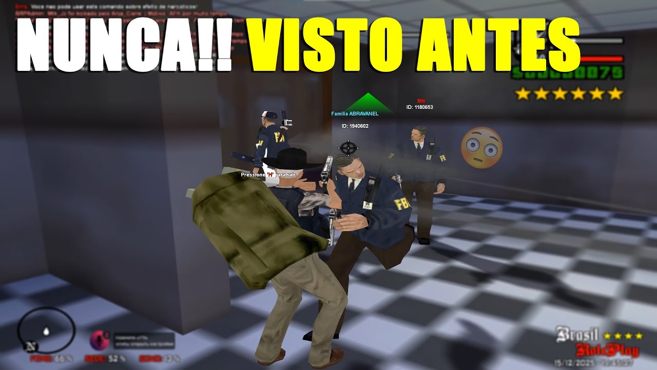 PVP DENTRO DO INTERIOR NUNCA VISTO NO BRASIL ROLEPLAY - GTA SAMP RP