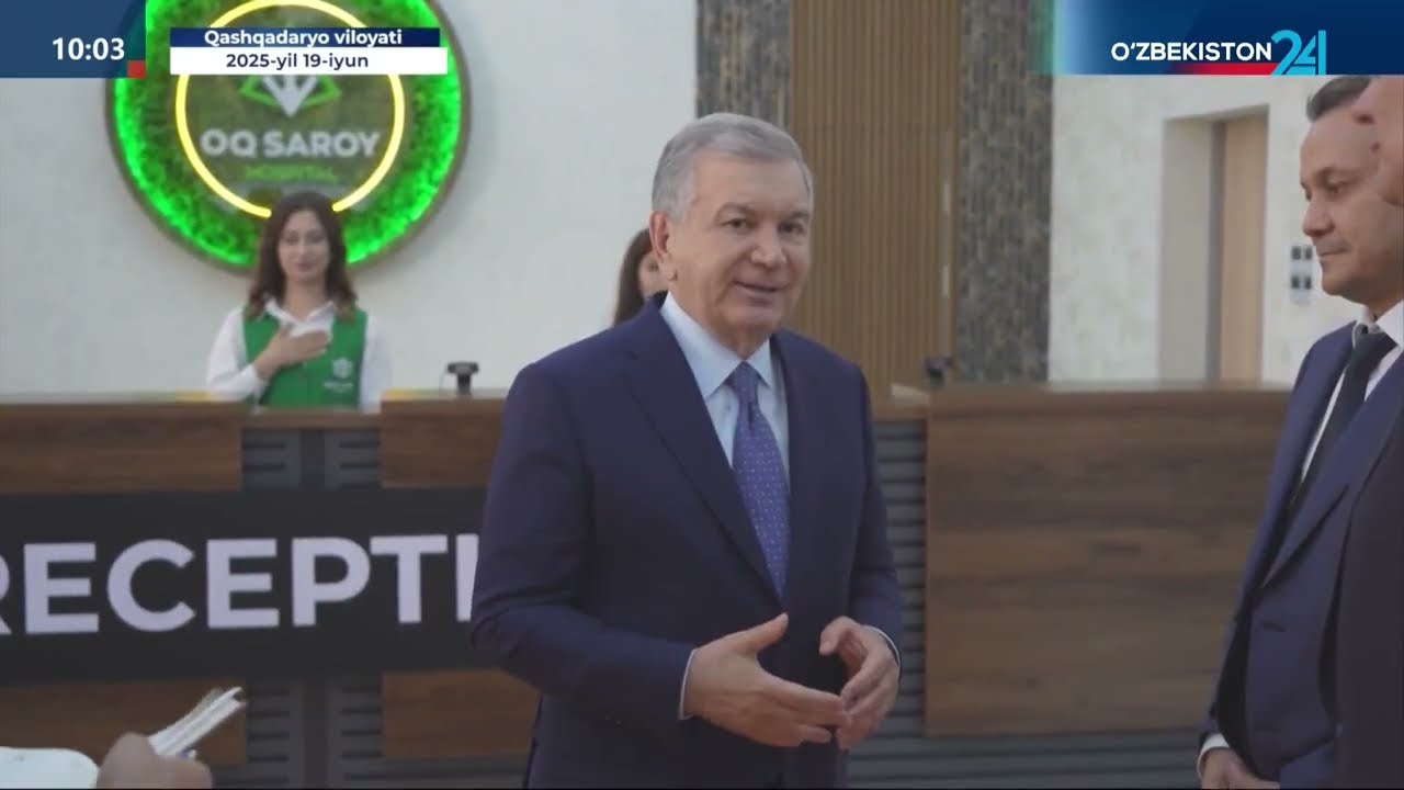 Prezident Shavkat Mirziyoyevning Qashqadaryo viloyatiga tashrifi I Ахborot 24 20.06.2025