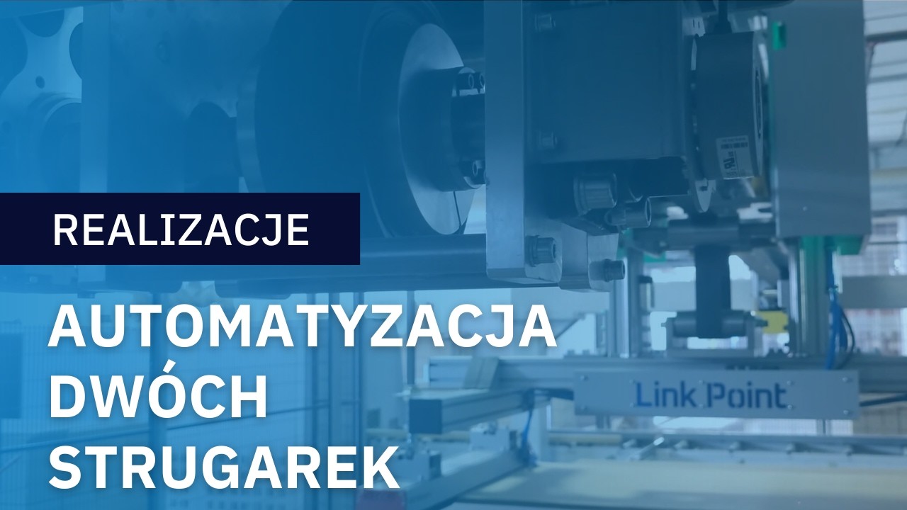 Link Point | Automatyzacja produkcji drzwi i mebli: System paletyzacji i odbioru ze strugarki