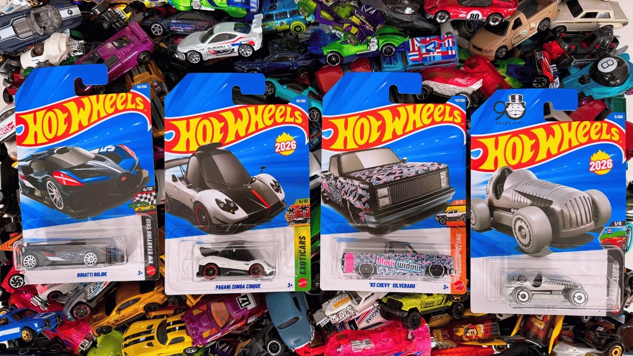 Распаковка Hot Wheels 2026 + отдельные модели из основных серий 2025 и 2026 | Полный обзор