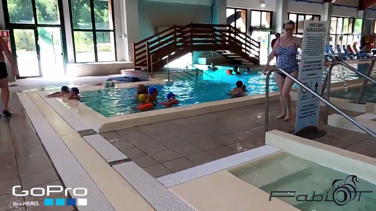 Piscina termale di Premia d'estate