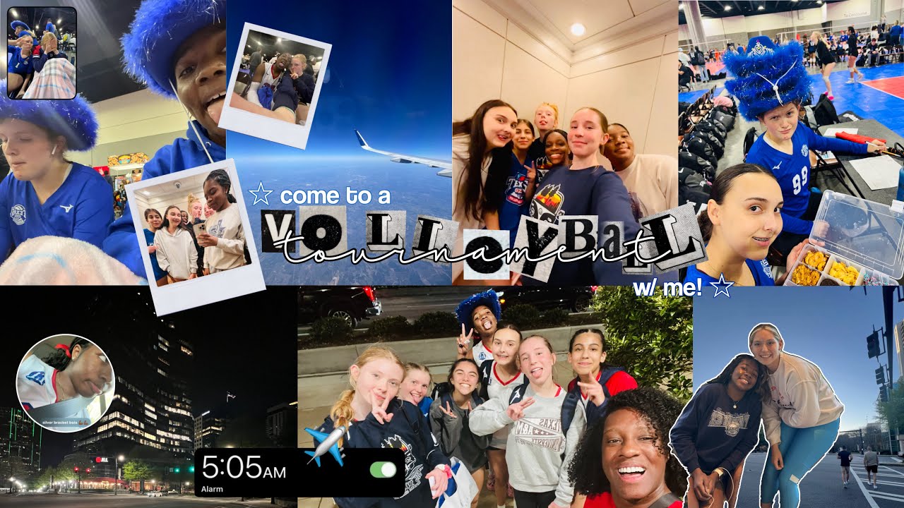 come to a VOLLEYBALL tournament with me! *wknd vlog* | big south 2k24