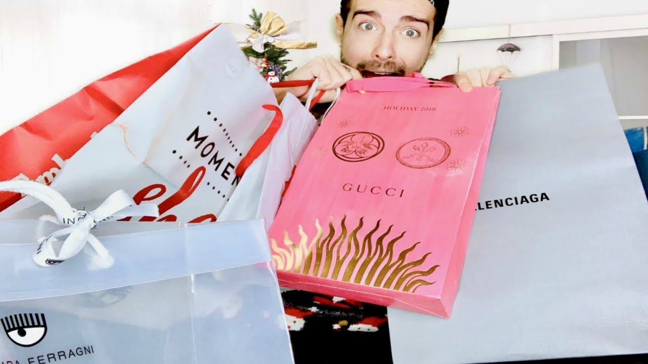 SCARTIAMO INSIEME I MIEI REGALI DI NATALE! - Gucci, Balenciaga, Chiara Ferragni Collection.. 🎁🎄