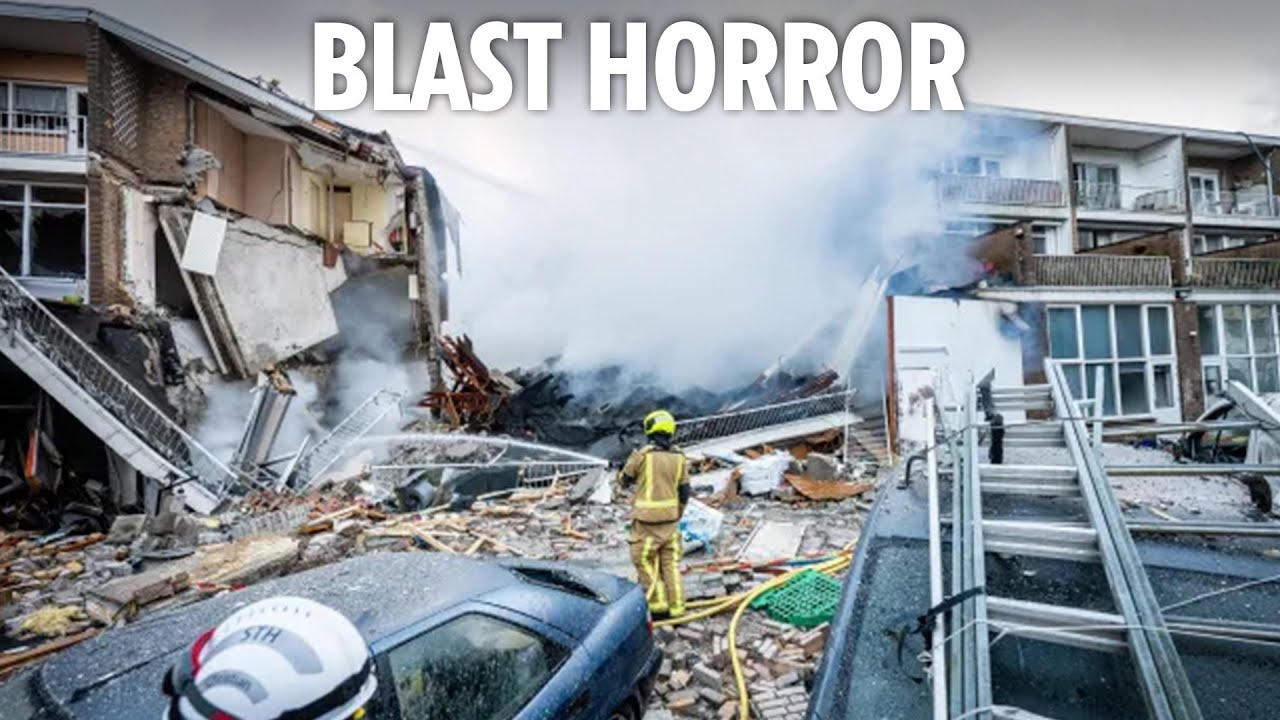 'Multiple' trapped after explosion at block of flats as cops hunt for 'car that sped away'
