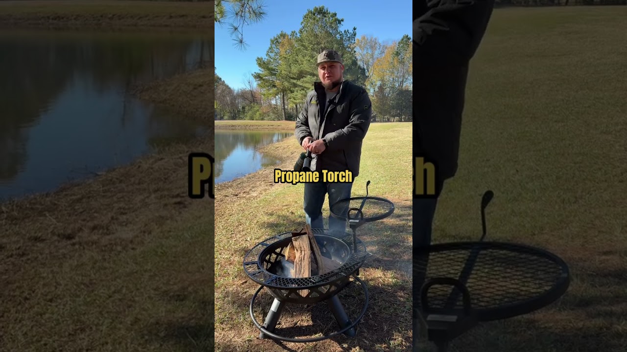 Propane Torch: Easy Fire Starter! #propanetorch #torch #firestarter