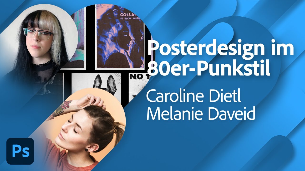 80er Punk Poster Design mit Caroline Dietl und Melanie Daveid | Adobe Live