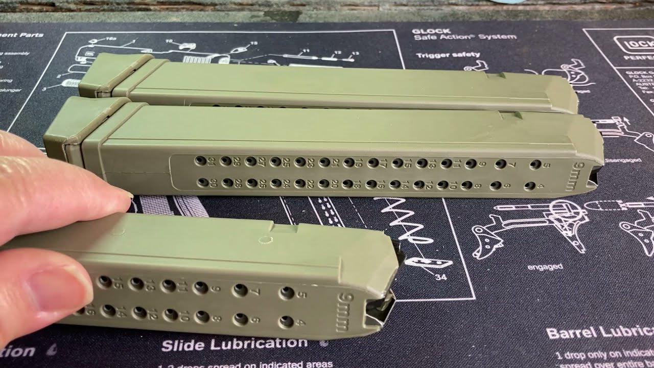 Review of Classic Firearms Aftermarket Korean RWB Glock Magazines