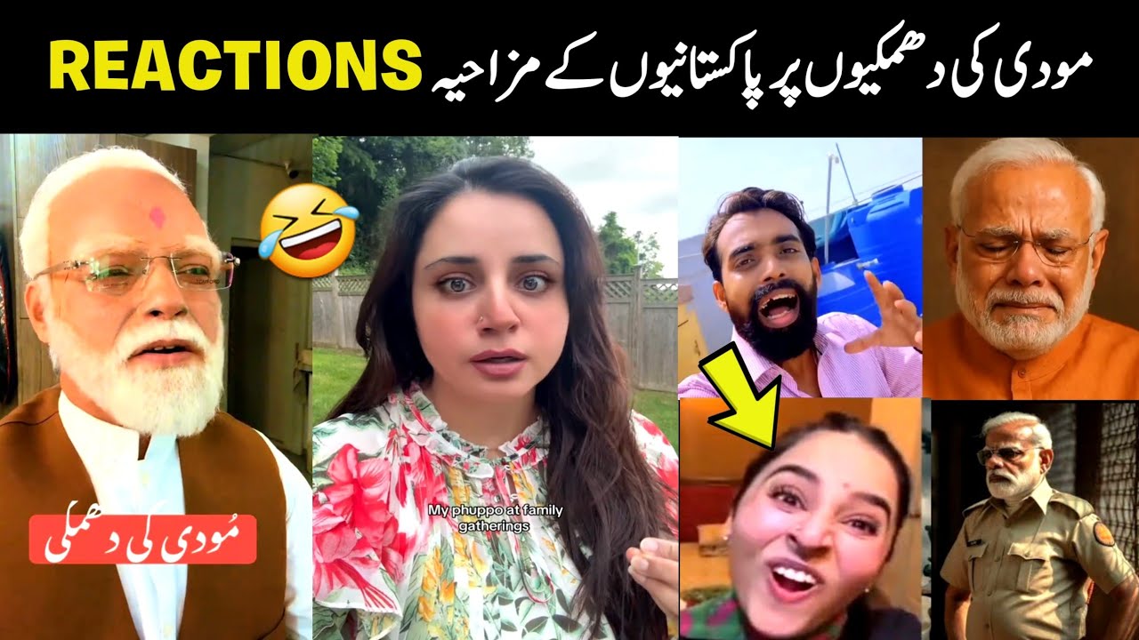 Pakistani people funny reaction on Narender Modi 😅 | part 2 | Aina Tv