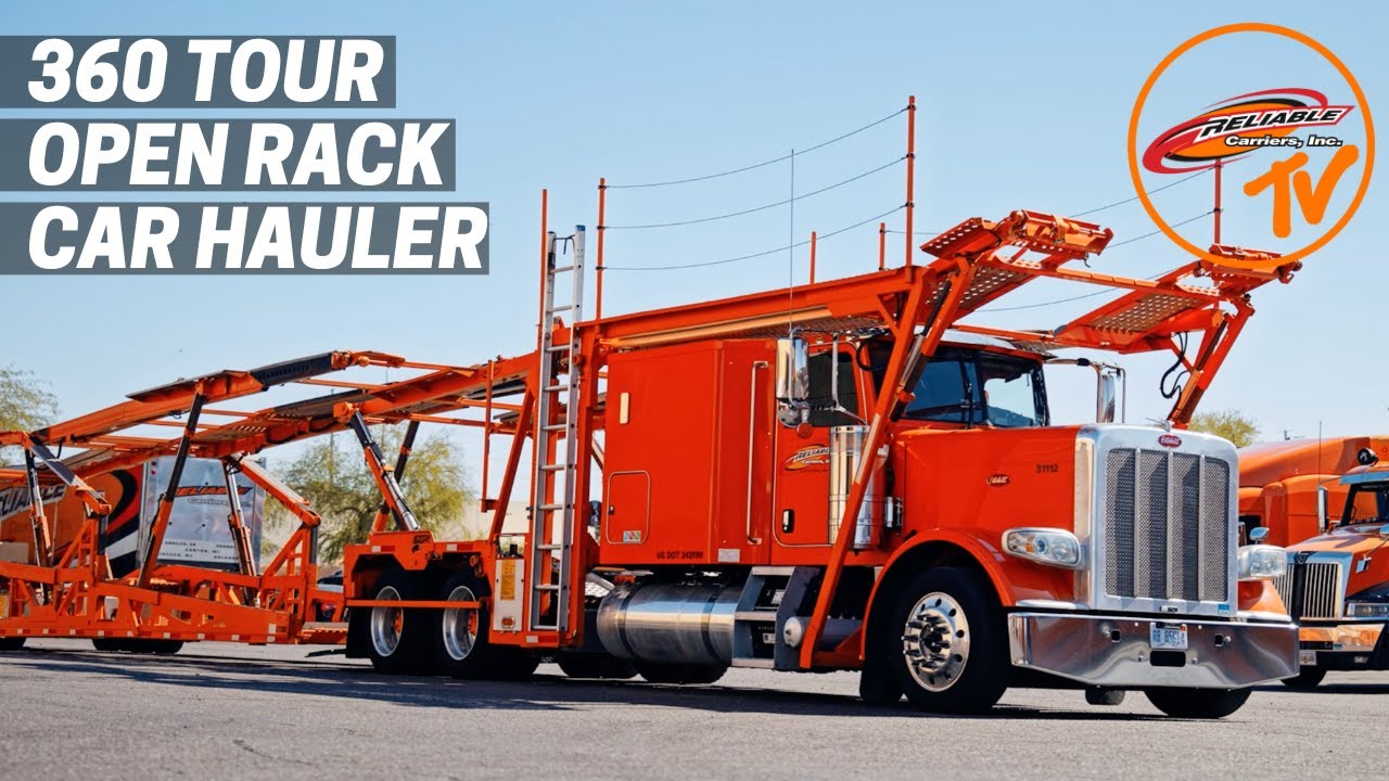 Hauling Dreams - A Close-Up Tour of Open Rack Car Hauling Setup | Reliable Cribs S3 E4