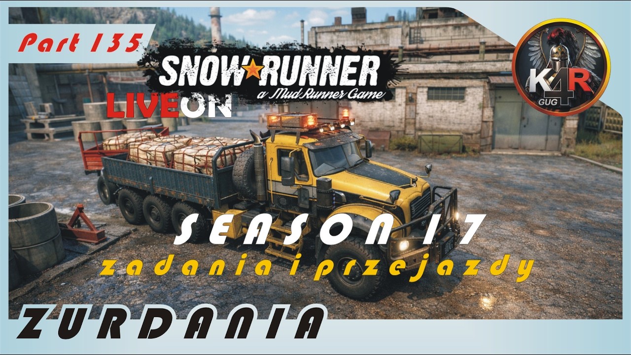 SnowRunner #135  Sezon 17 - ZURDANIA  - zadania poboczne / LiveOn PL