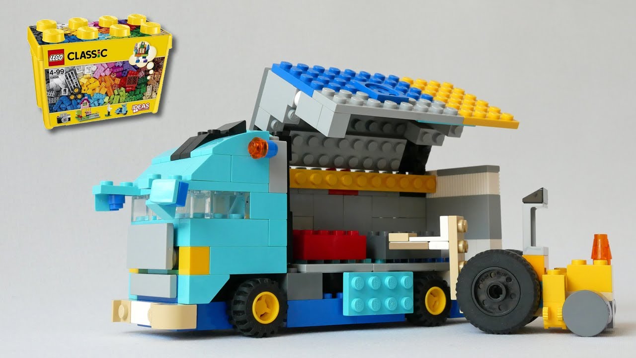 How to Build a Wing Body Truck and forklift with LEGO Classic 10698 – ウィングボディートラックとフォークリフトの作り方 レゴ