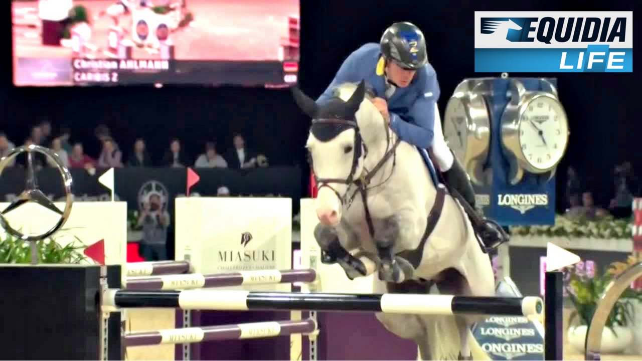 Jumping : Démonstration de Christian Ahlmann dans le barrage du GP Longines Masters de Hong Kong