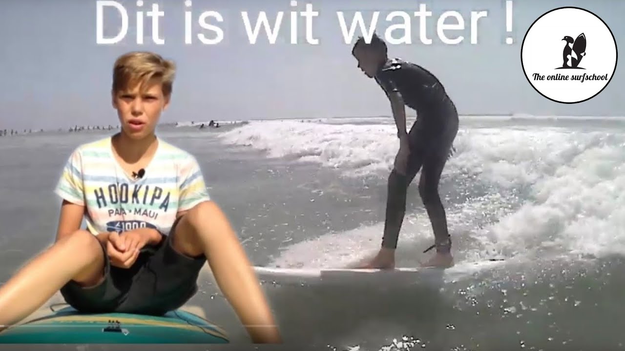 #SurfUitleg Surfen op wit water! 🏄🏻‍♂️🏫