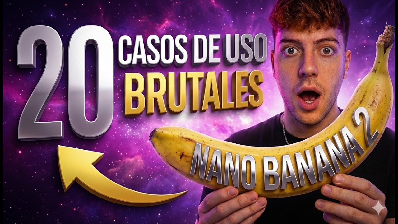 Crea y edita imágenes GRATIS con IA 🚀 Domina NANO BANANA PRO con +20 EJEMPLOS PRÁCTICOS