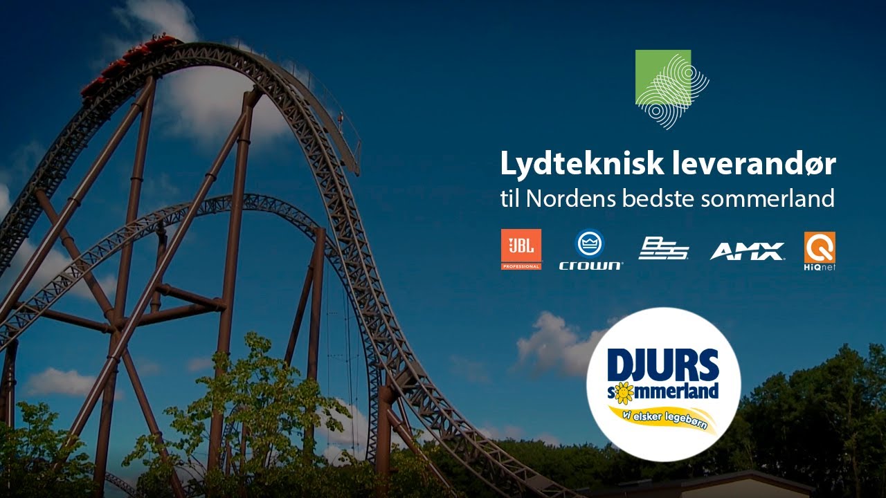 Komplet lyd- og lyssystem til Djurs Sommerland