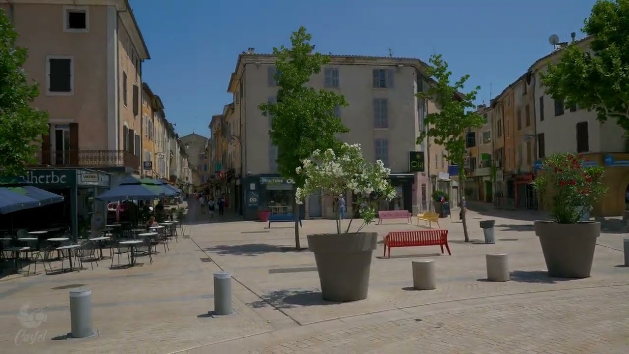 [4K HDR] Promenade à Saint-Maximin-la-Sainte-Baume, Var, FRANCE