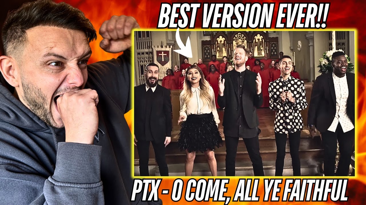 First Time Hearing Pentatonix O Come All Ye Faithful | Reaction
