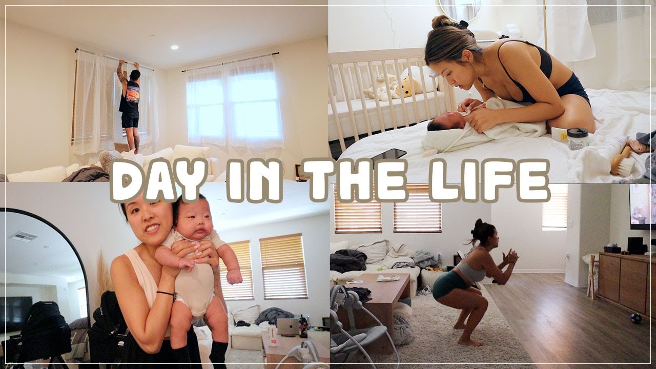 1st workout Postpartum, Shein Maternity haul, & alcoholic breastmilk bath | Day in the Life as a ftm