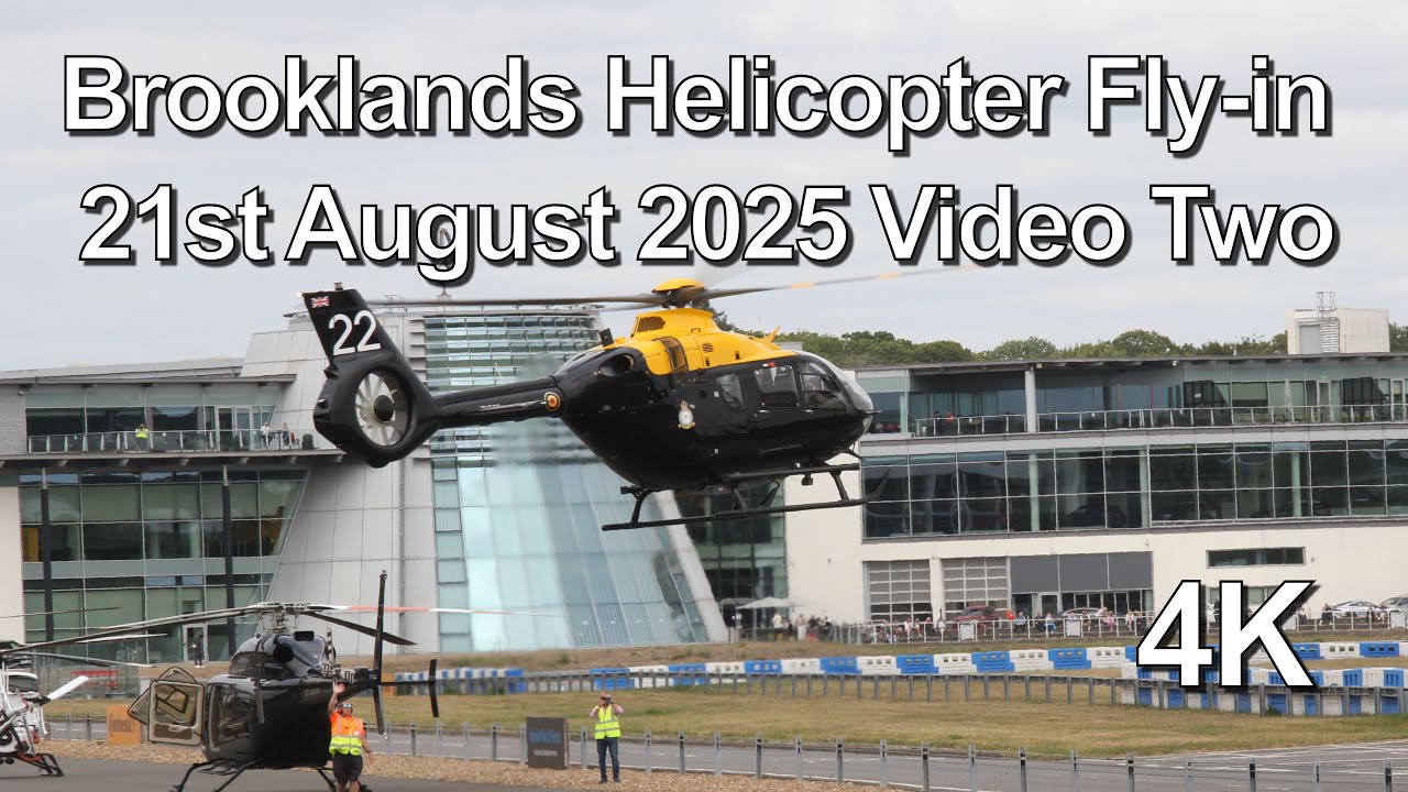 Brooklands Helicopter Fly-in event Part Two 21st August 2025