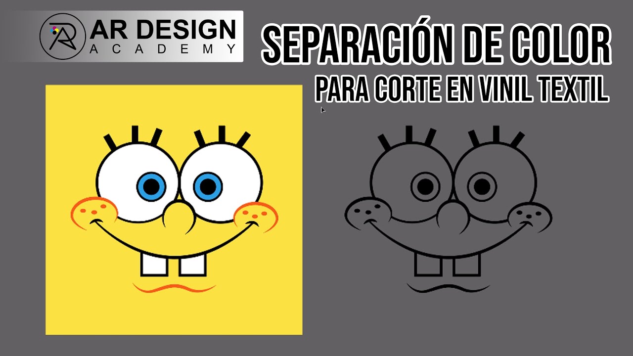 SEPARACIÓN DE COLOR PARA CORTE EN VINIL TEXTIL #viniltextil #estampados