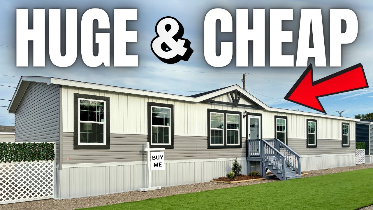 5 bed/3 bath LARGE mobile home with a EXCELLENT PRICE! Prefab House Tour