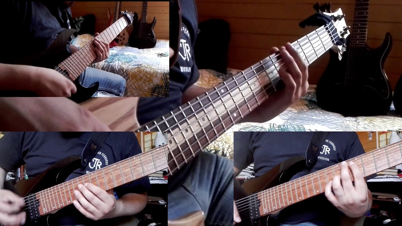 Tesseract - Exile (guitar/bass cover)