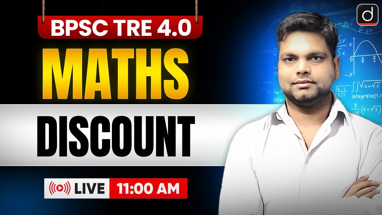 BPSC TRE 4.0 Maths Complete Preparation Strategy | Topic Discount | Drishti Teaching Exam