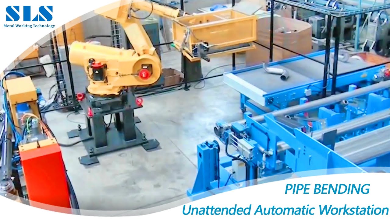 cnc pipe bender of unattended automatic workstation | bending technology form SLS Machinery