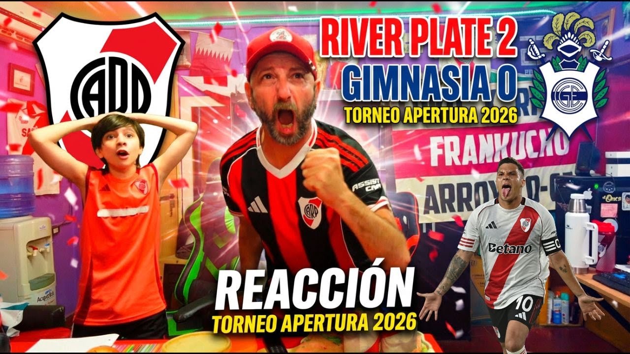 RIVER PLATE 2 vs GIMNASIA LP 0 - Reacciones de Hinchas de River - TORNEO APERTURA 2026