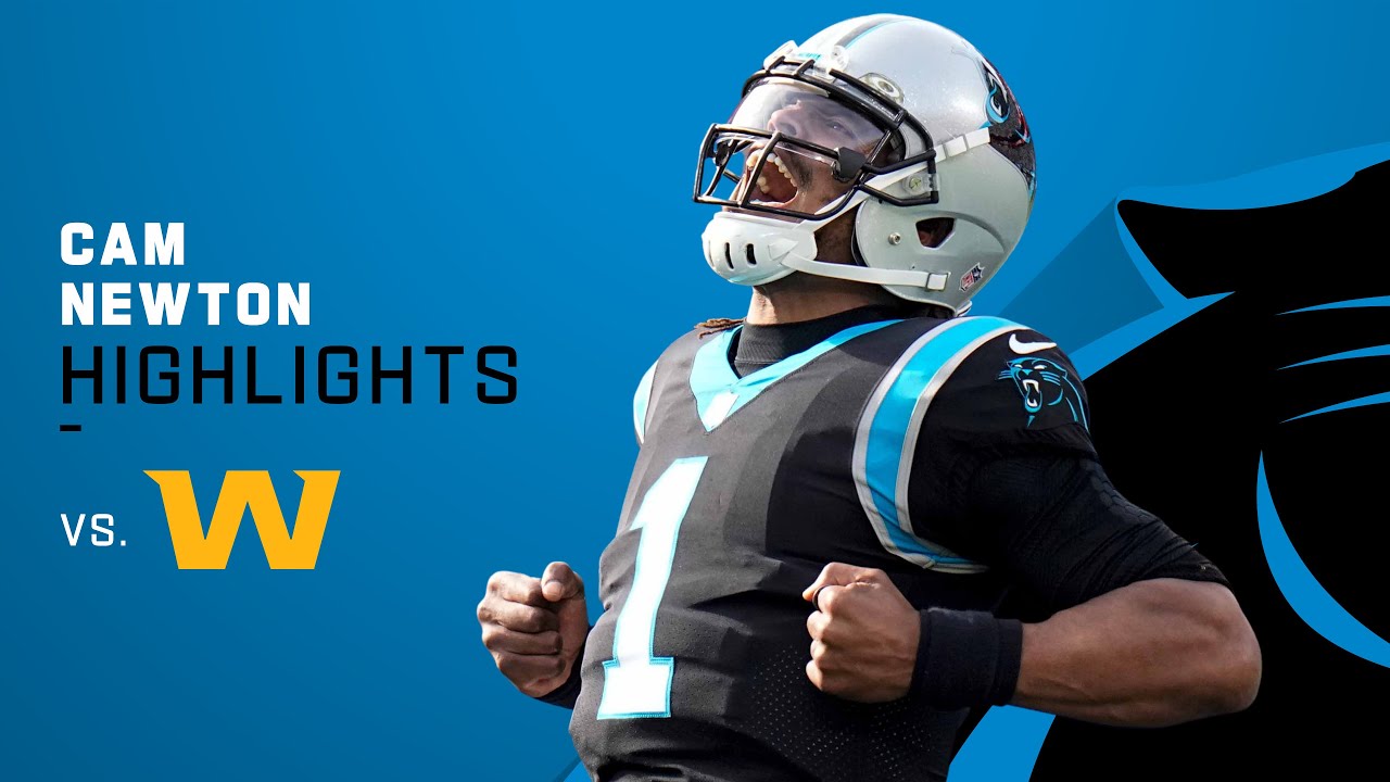Cam Newton's Best Plays in First Start Back in Carolina | NFL 2021 Highlights