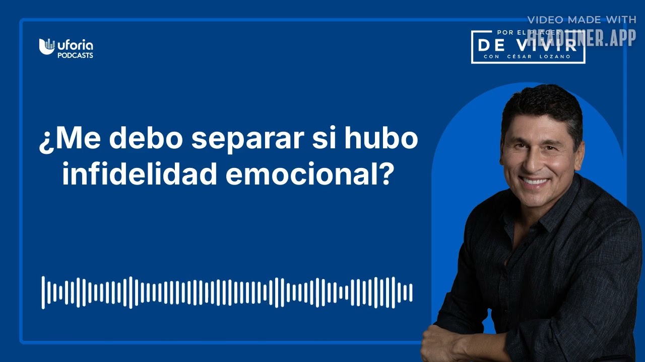 ¿Me debo separar si hubo infidelidad emocional?