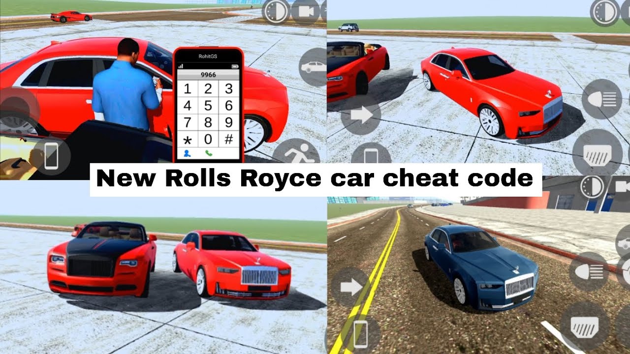 New Rolls Royce Car Cheat Code 🔥 In Indian Bike Driving 3D ll🤯🤑
