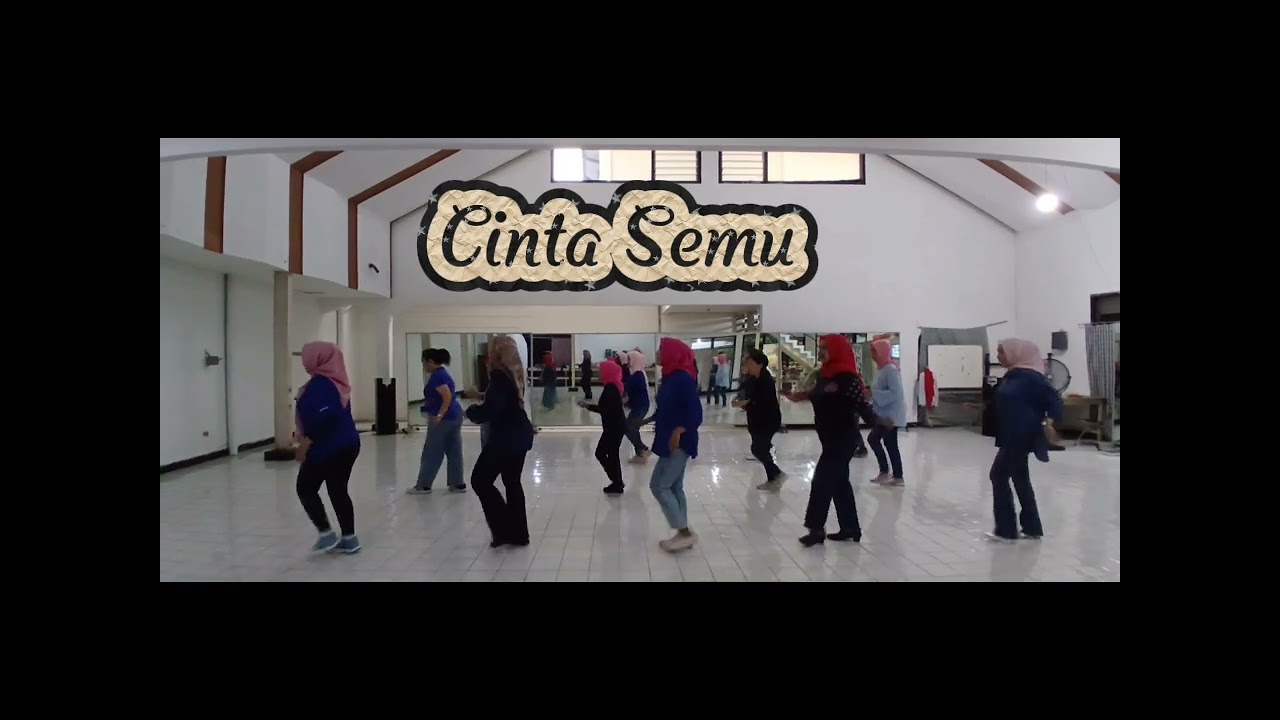 Line Dance CINTA SEMU / Choreo. Nani Bram  & Jonita Sjah  -  Agustus 2025 / by. Pelangi LD Malang
