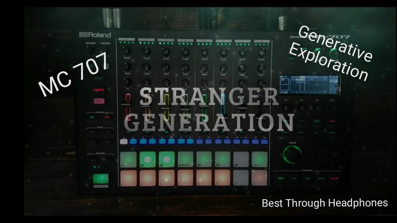 Stranger Generation // Ambient Semi Generative Sequence // Roland MC-707 MC707 // Line 6 Helix