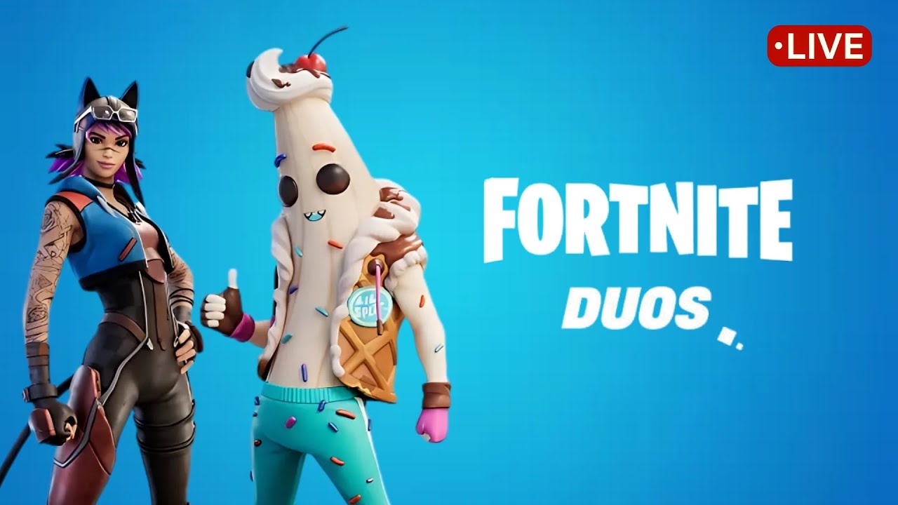 Fortnite | Duos on The Simpsons Map! | Epic Build Battles in Springfield | LIVE