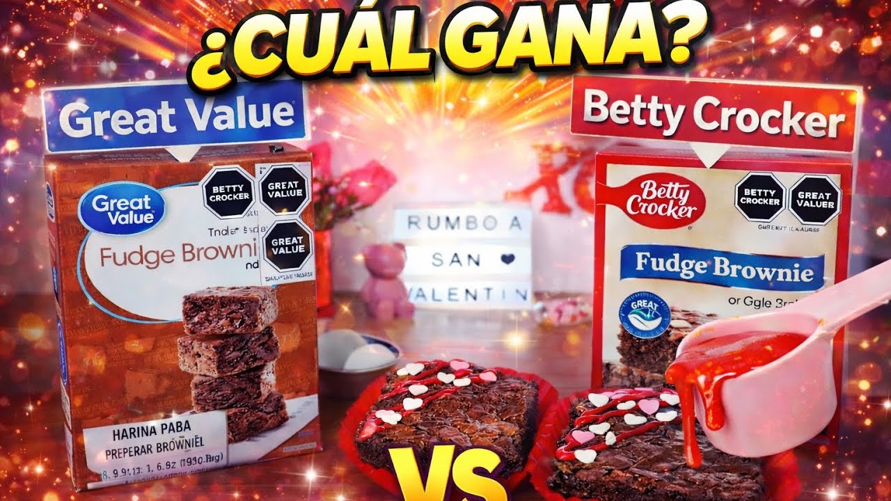 Betty Crocker vs Great Value Brownies 🍫 ¿Cuál GANA? | Comparativa REAL + Prueba de Sabor