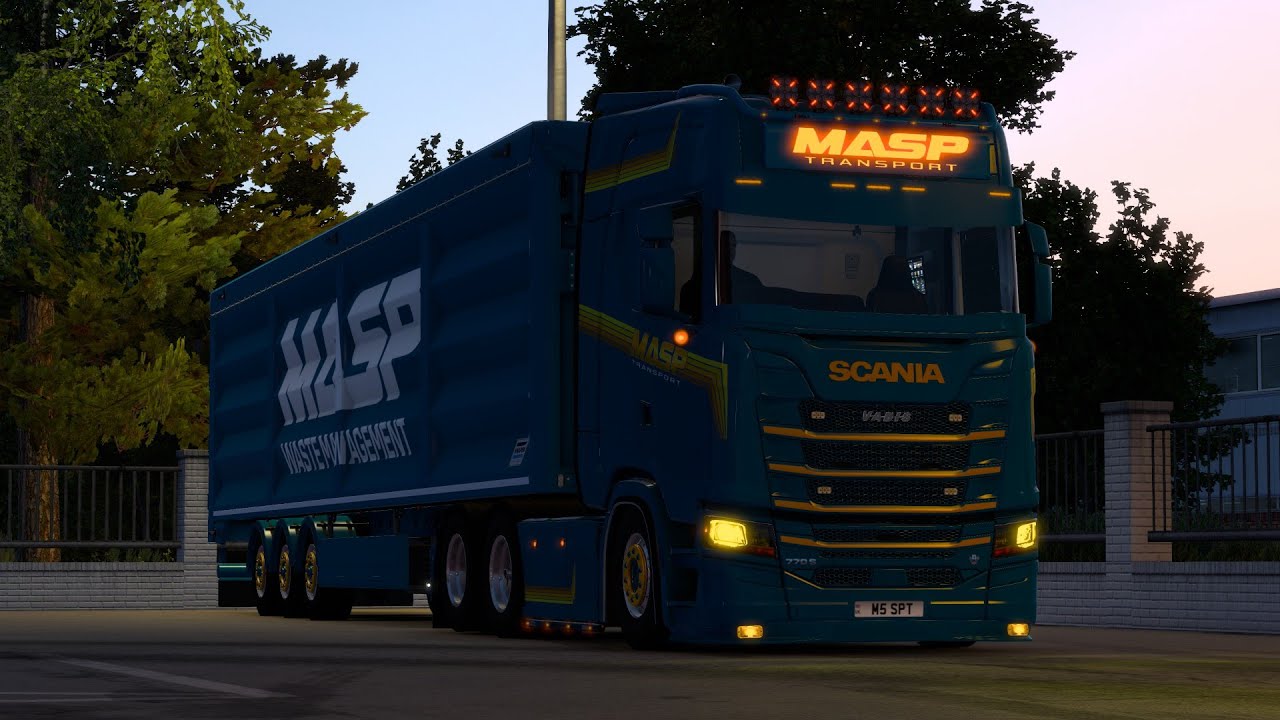 ETS2 Driving a Scania NG 770S from Porthmadog to Belfast
