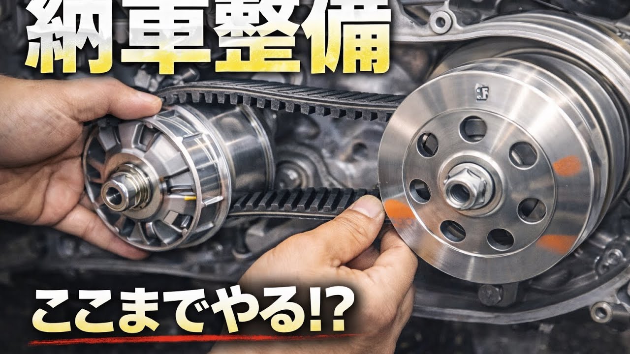 「現状販売」とは違います。ベルトもトルクカムも新品！これがWINGオオタニの納車クオリティ。ジャイロキャノピー　鈴鹿市まで陸送です。