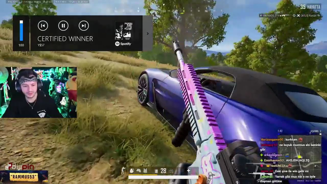Rammus53 'PUBG' Oynuyor II Ghostların Peşini Bırakmadığı Rammus 1.lik İ&ccedil;in Elinden Geleni Yapıyor!!!