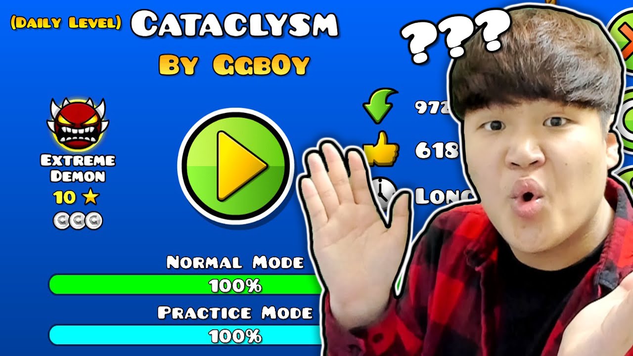 МОЙ ЕЖЕДНЕВНЫЙ УРОВЕНЬ: КАТАКЛИЗМ | Geometry Dash