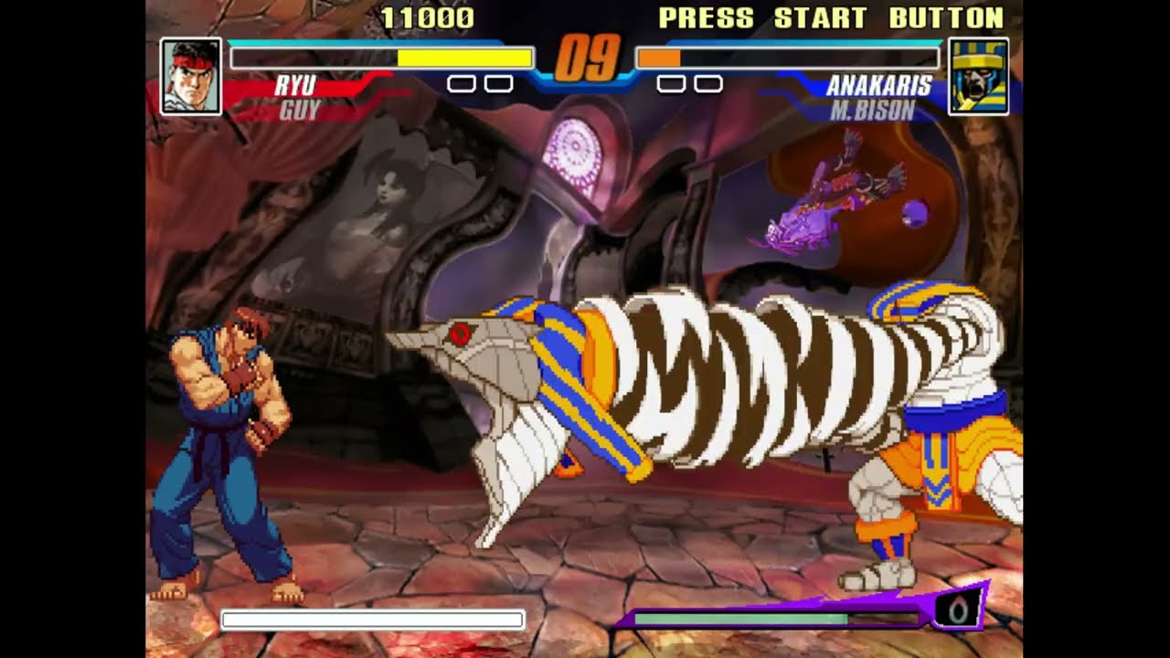 (Arcade Longplay) Capcom Fighting Jam Evolution 1cc (PS2) Batocera 42