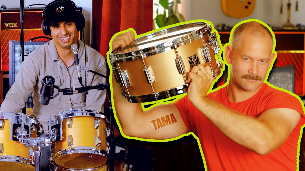 Recording with the Terminator - Tama 40th Anniversary Bell Brass | Mothership Gear