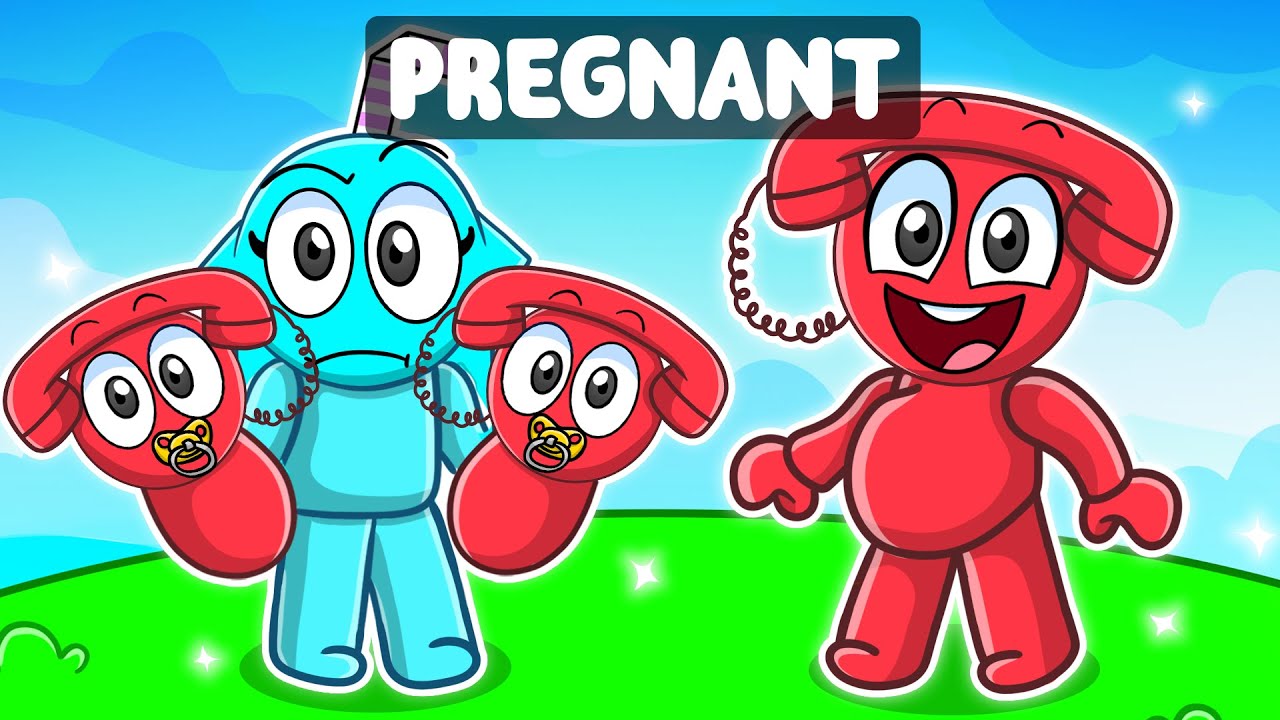 Tele is PREGNANT with TWINS in Roblox! (Sprunki OC)