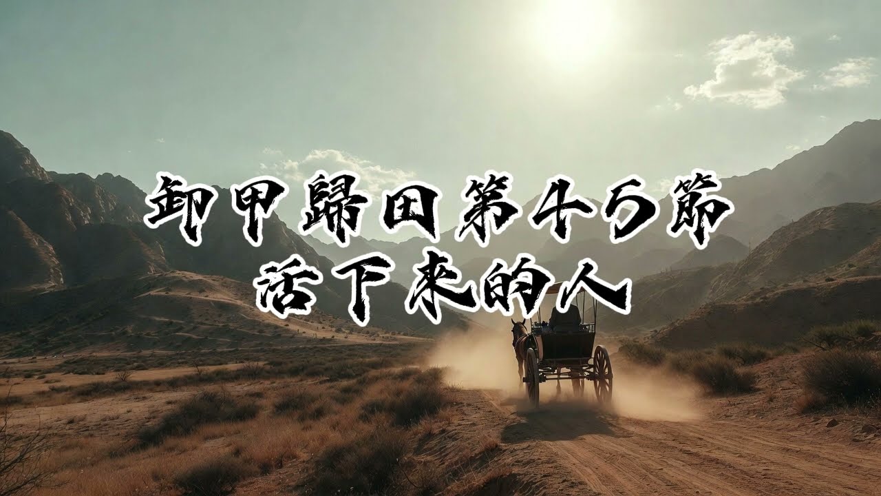 45卸甲歸田系列，多為史詩曲風，以戰爭為題材，目的是讓人深省戰爭，並願天下永無戰事。此曲活下來的人，希望各位能喜歡。Excelente música con IA、Epic genre、AI音樂。