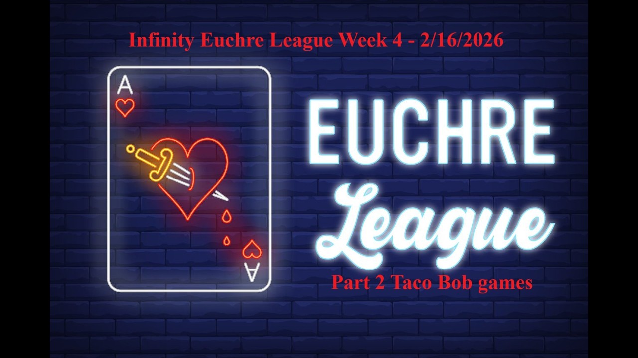 Infinity Euchre League Week 4 - 2/16/2026 Part II