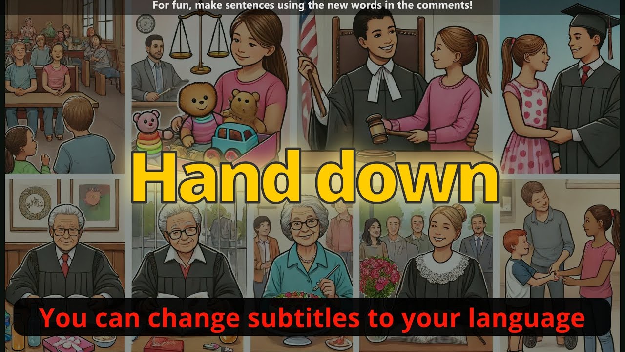 Hand down meaning with 5 examples