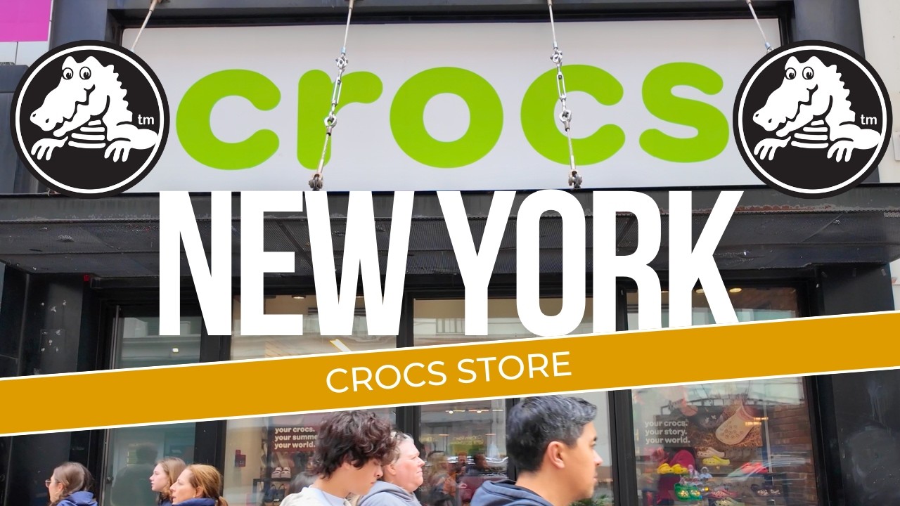 Inside CROCS STORE New York City
