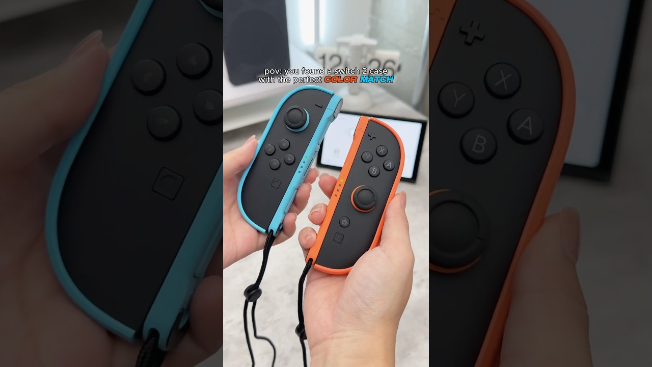 found the perfect #switch2 color match case #nintendoswitch #accessories #spigen