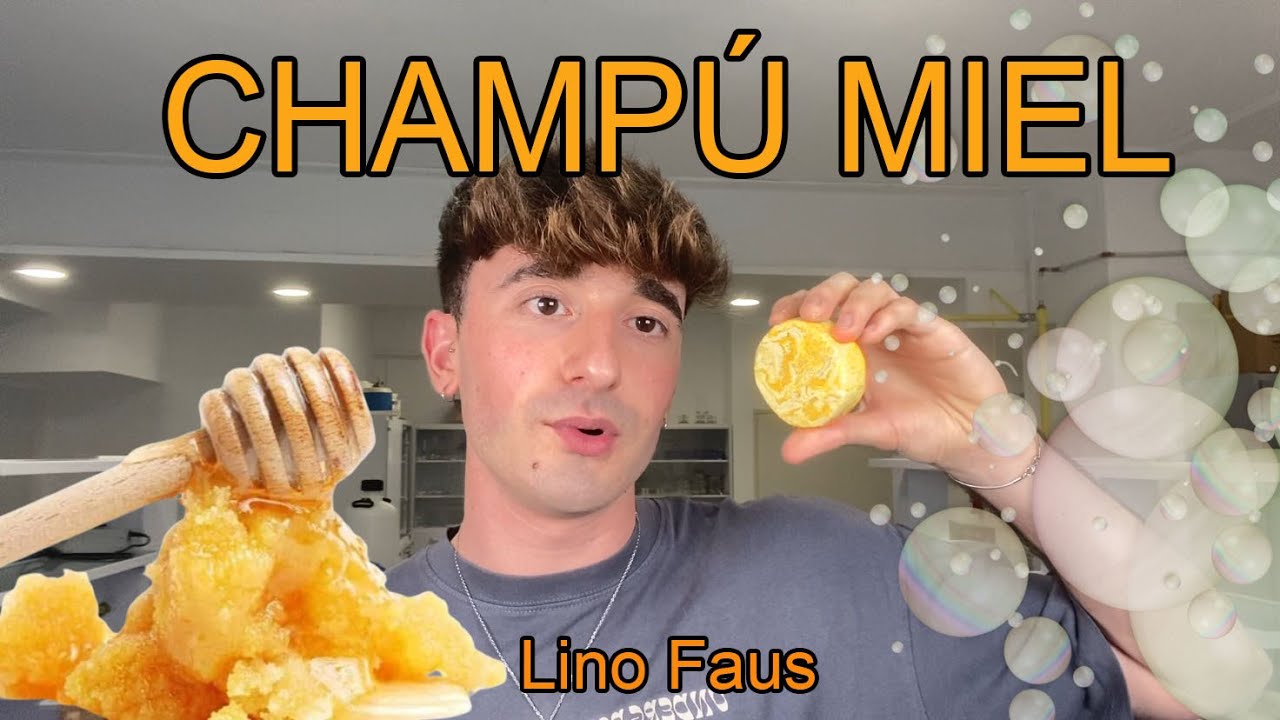 Cómo hacer CHAMPÚ SÓLIDO 20% MIEL | Lino Faus