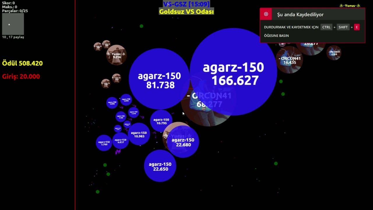 #AGARZ YUFUS VS ORCUN41 ÖDÜL 2M